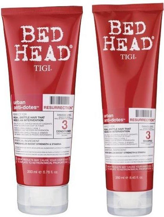 TIGI Resurrection Shampoo & Conditioner Set - 250ml + 200ml