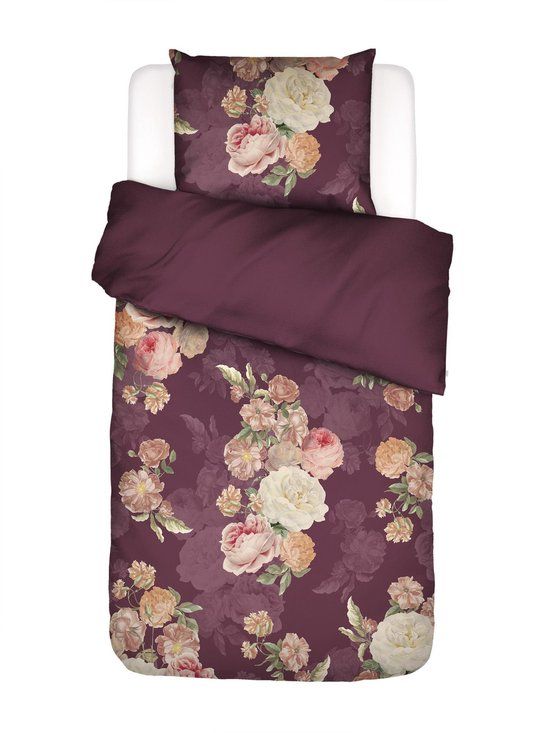 Essenza Orianna Dekbedovertrek Mauve wine - Eenpersoons – 140x200/220 cm