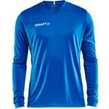 Craft Squad Jersey Solid LS Heren Lange Mouw Polyester Club Cobolt 3XL