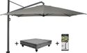 Platinum Icon zweefparasol 400x300 cm Manhattan met 150 KG voet en hoes