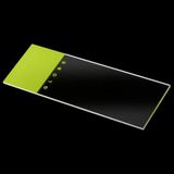 Globe Scientific Microscope Slides, 1304G, Frostegroen, Lime Soda Glas, Vloerranden, 90° Hoeken, 25 mm x 75 mm, Voorgereinigd, 72/doos, 1440/CS