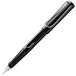 LAMY safari black - Vulpen met ergonomische grip en gepolijst stalen penpunt in EF-formaat