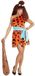 Widmann The Flintstones Kostuum - Vrouw - Stenen Tijdperk - Oranje - Medium