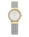 Skagen 358SGSCD Dames Polshorloge Analoog Quartz Staal Zilverkleurig Goudkleurig Wit 26mm