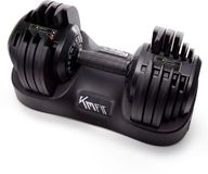 KM-fit AREBOS Verstelbare Dumbbell 2,5-25kg, 18 Niveaus, Krachttraining, Fitness met Basis