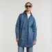 G-Star Modular Shirt Dress L/S Dames XL Katoen Faded Everglade