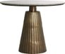 Light & Living Eettafel RIANNE Ø100x75cm Marmer Metaal Brons