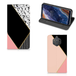 B2Ctelecom Nokia 9 PureView Stand Case Zwart Roze Vormen