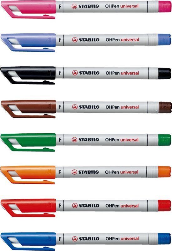 STABILO OHPen - Non-permanent - Fine 0,7 mm - Zwart - per stuk