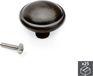 Emuca Mali Meubelknop - Zwart - 32 mm - Set van 25 stuks
