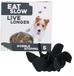 Eat Slow Live Longer Inzetstuk voor Anti-schrok Voerbak - S - Voerpuzzel - Slowfeeder voor Honden - Grijs - Gobble Stopper
