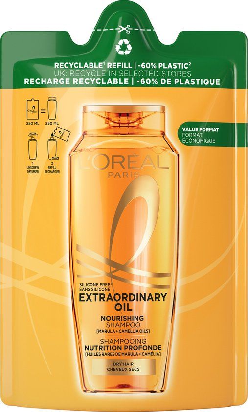 L'Oréal Paris Elvive Extraordinary Oil Shampoo Refill - 250 ml