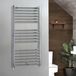 Hudson Reed Sèche-serviettes électrique incurvé – 120 cm x 60 cm - À brancher sur prise - Chromé – ÉcoSO