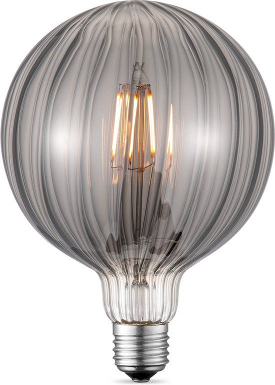 Home Sweet Home Edison Vintage E27 LED filament lichtbron - Smoke - G125 Global - Dimbaar - 4W - 2700K