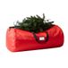 Opbergtas van zeildoek voor kerstboom, opslag tot 9 voet gedemonteerd, duurzaam waterdicht materiaal, opbergcontainer met ritssluiting met handgrepen, Rood, 136 x 53 x 53 cm