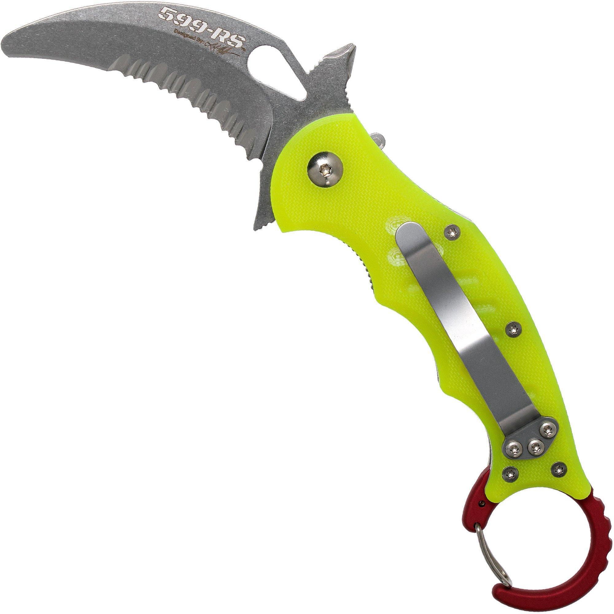 Fox Mini Karambit Rescue FX-599RSY Yellow karambitmes