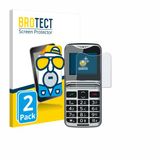 BROTECT - Screenprotector voor bea-fon Fold 10 LTE - Folie Beschermfolie matte 2 Stuks