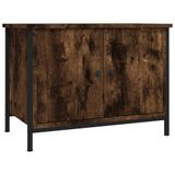 VidaXL Tv-meubel met deuren 60x35x45 cm bewerkt hout gerookt eiken