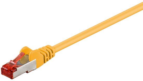 Goobay 95483 netwerkkabel Geel 10 m Cat6 S/FTP