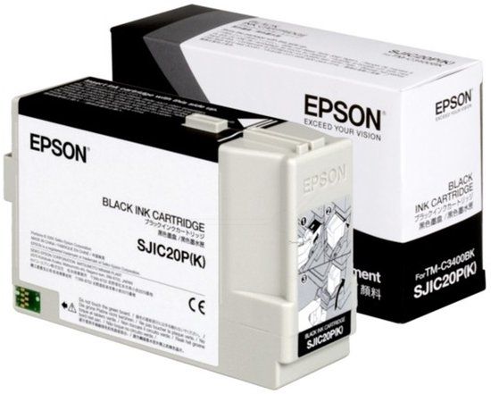 Epson C33S020490 SJIC20P(K) Zwarte Inktcartridge