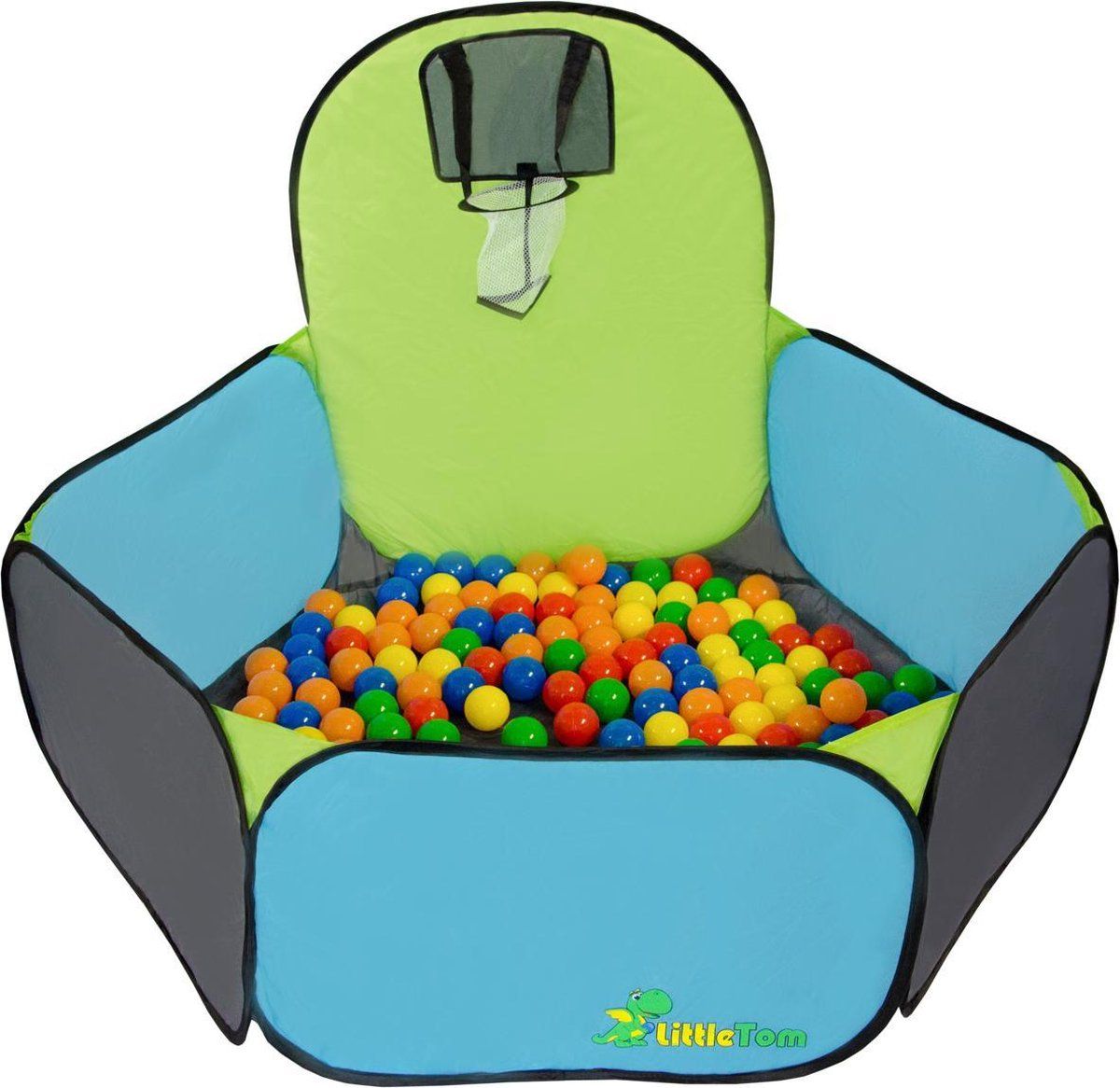 LittleTom Ballenbad 120x100cm - Kinderballenbad Babyballenbad Blauw