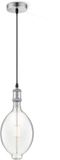Home Sweet Home hanglamp geborsteld staal vintage Ovaal - inclusief LED lamp G180 - dimbaar