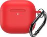 Apple Étui en silicone pour Airpods 4 avec mousqueton - Rouge