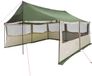 vidaXL Familietent Groen 450 x 400 x 265 cm Polyester en Staal