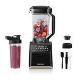 DREAME BlendLogic™ krachtige blender, iDetect™-technologie | 2 Tritan-mengbekers (2,0 L & 700 mL), 2000 W-motor, 9 slimme programma’s, Auto-Clean-programma.