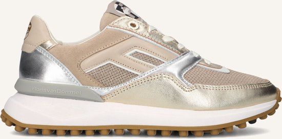Floris Van Bommel Sfw-10170 Noppi Sneakers - Textiel - Dames - Goudkleurig - Maat 38