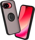 Techsuit Hoesje geschikt voor Google Pixel 10a - Glinth Back Cover met ring en magneet - Zwart