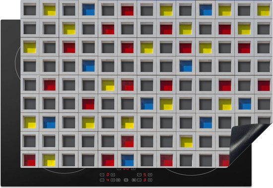 KitchenYeah® Inductie beschermer 77x51 cm - Nederlandse Architectuur - Inductie kookplaat accessoire