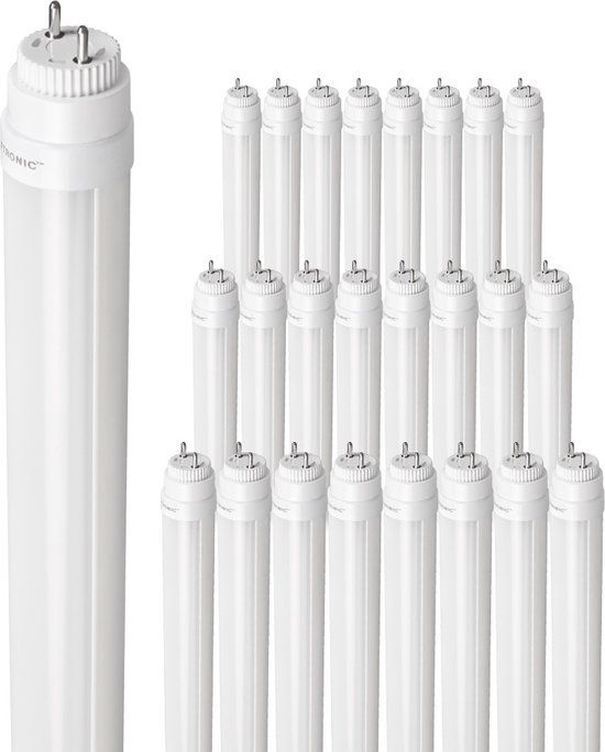 HOFTRONIC 25x LED TL Buis 150cm - T8 G13 Fitting - 20/24 Watt 4000/4800 lumen (200lm/W) - 4000K neutraal wit - Flikkervrij - Vervangt 200 Watt