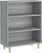 vidaXL - Dressoir - 69,5x32,5x90 - cm - bewerkt - hout - grijs - sonoma - eikenkleurig