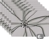 KitchenYeah Placemat - Pastel Bloem Abstract - 45x30 cm - Set of 6
