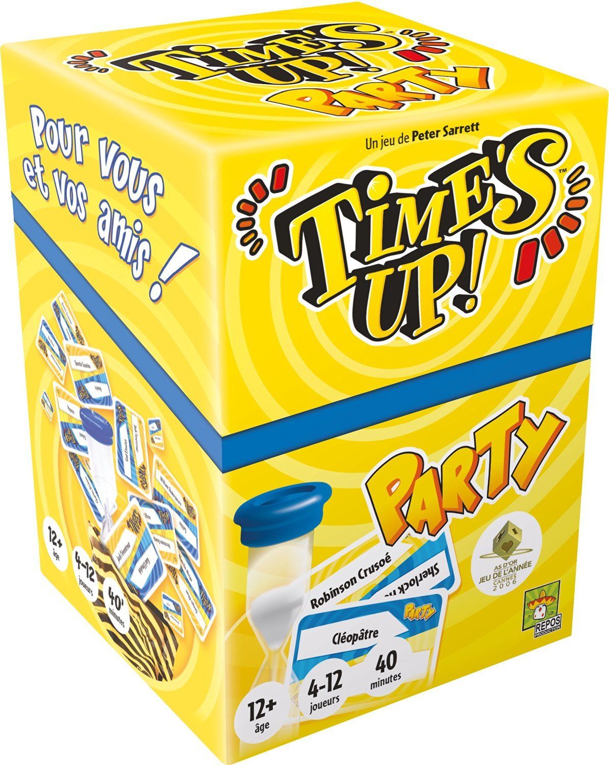 Asmodee Time's Up! Party Geel (fr) - Bordspel - 4-12 Spelers - Vanaf 12 Jaar