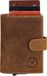 Hide & Stitches Idaho Safety Wallet Unisex - Pasjeshouder voor 5 t/m 8 pasjes - Portemonnee van 100% Leder - Bruin