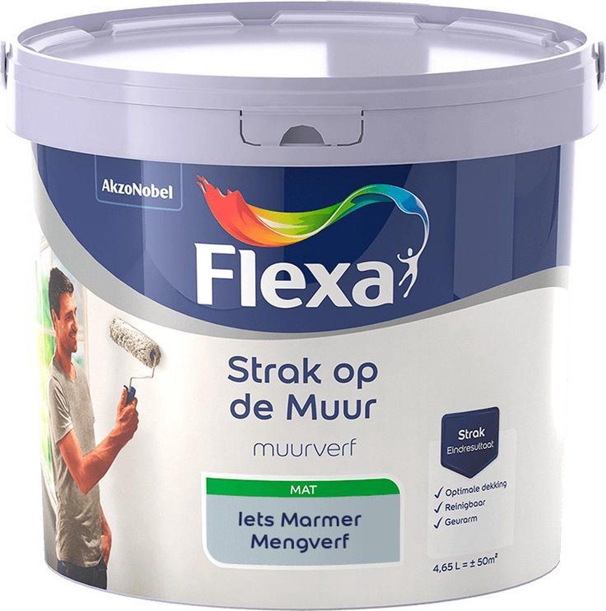 FLEXA Muurverf - Iets Marmer - 5 Liter