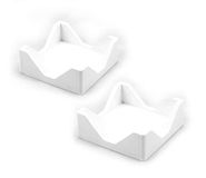 Hostelnovo Servethouder wit, hout, medium