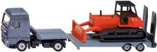Siku 1762 MAN vrachtwagen met dieplader en bulldozer