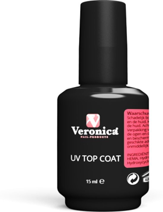 Veronica Nail Products Veronica NAIL-PRODUCTS UV TOP COAT voor GELLAK
