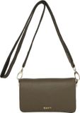 DAY ET Sac à bandoulière en cuir Sac de soirée Sac de ville Mini sac bandoulière Vert militaire Olive
