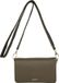 DAY ET Sac à bandoulière en cuir Sac de soirée Sac de ville Mini sac bandoulière Vert militaire Olive