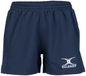 Gilbert Elite Rugby Short Femme Bleu Foncé M