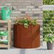 Maison Exclusive - Jardinière rouillée 60 x 30 x 50 cm Acier résistant aux intempéries