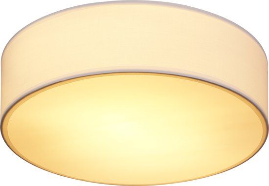 Monzana Plafondlamp Rond 38cm - E27 Fitting - Wit