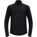 Odlo Zeroweight Warm Mid Layer 1/2 Zip Laufshirt Herren - schwarz, Größe M