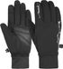 Reusch Saskia Touch-tec Gants pour femme Noir-argent Taille 8