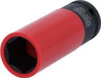 KS Tools 515.1076-E 1/2" krachtdop robuust, lang, 21mm voor aluminium velgen, Hanger