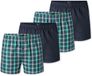 Schiesser Boxer Multi 4-pack voor heren, 100% katoen, maat 140, gesorteerd 4